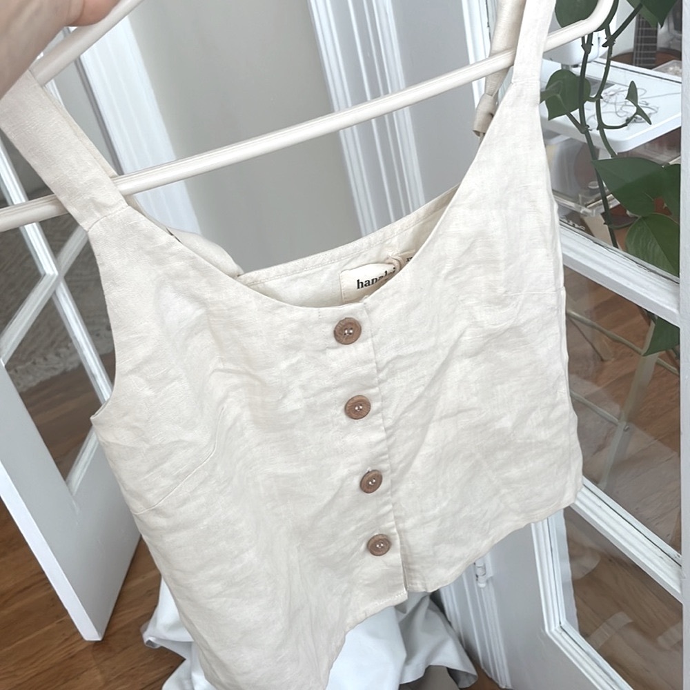 Hanalei Mali linen top XS - Picture 15 of 16